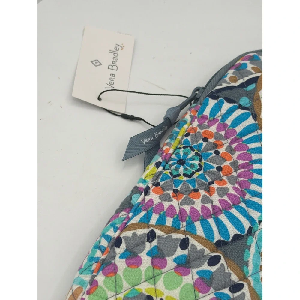 Vera Bradley Sunny Medallion Quilted Cotton Laptop Sleeve Case Zip NWT
